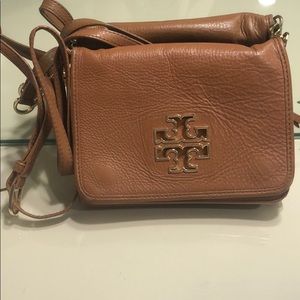 Tory Burch brown suede Crossbody